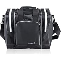 Athletico - Bolsa de bolos para bolos de una sola bola con soporte acolchado para bolas- se adapta a un par de zapatos…